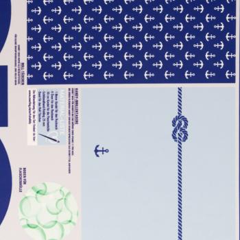 Preview: Softshell Panel Swafing by Lycklig Design Hellblau ca. 70cm 